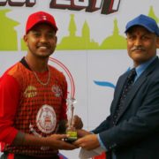 Player of the match Sandeep Lamichhane