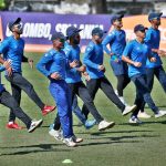 Nepal players warmup before the start of the ACC Men's Emerging Teams Asia Cup 2023 cricket match between Pakistan A and Nepal at the Colombo Cricket Club Ground, Colombo, Sri Lanka on July 14, 2023. Photo by: Pankaj Nangia / Creimas / Asian Cricket Council